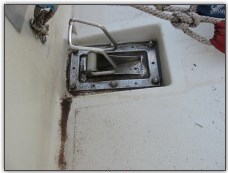 Dinghy Cleaning - A dirty self drainer